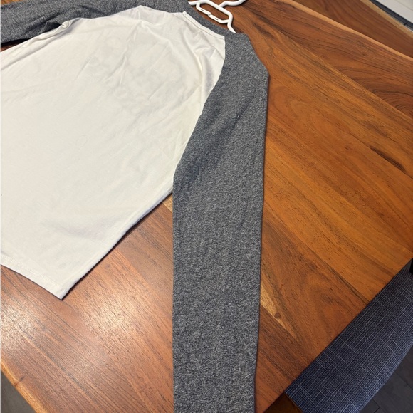 Roots Long Sleeve Shirt in Gray and Cream - Picture 7 of 7